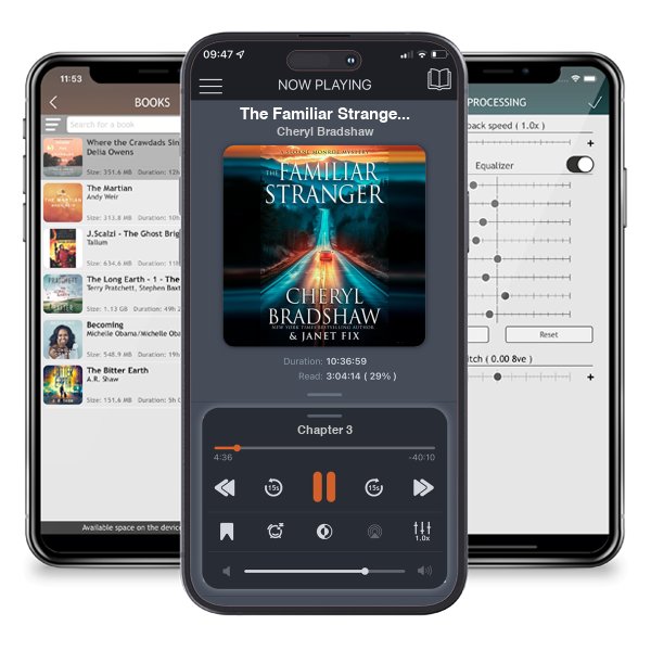 Download fo free audiobook The Familiar Stranger by Cheryl Bradshaw and listen anywhere on your iOS devices in the ListenBook app.