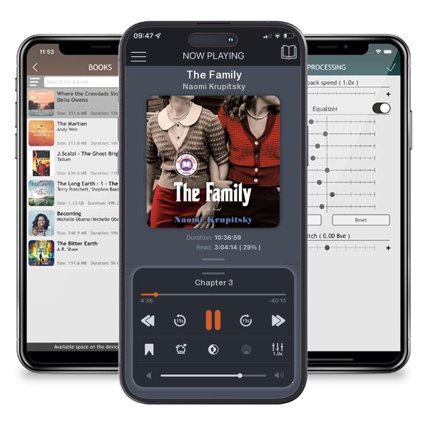 Download fo free audiobook The Family by Naomi Krupitsky and listen anywhere on your iOS devices in the ListenBook app.