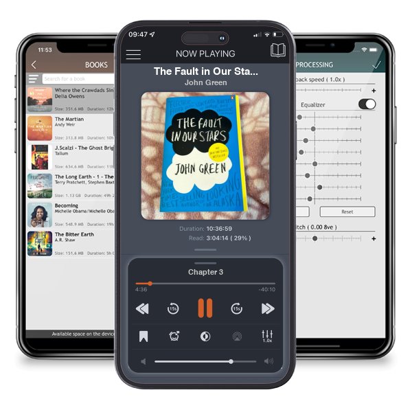 Download fo free audiobook The Fault in Our Stars by John Green and listen anywhere on your iOS devices in the ListenBook app.