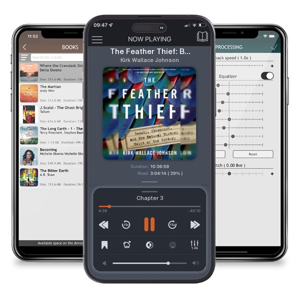 Download fo free audiobook The Feather Thief: Beauty, Obsession, and the Natural History... by Kirk Wallace Johnson and listen anywhere on your iOS devices in the ListenBook app.