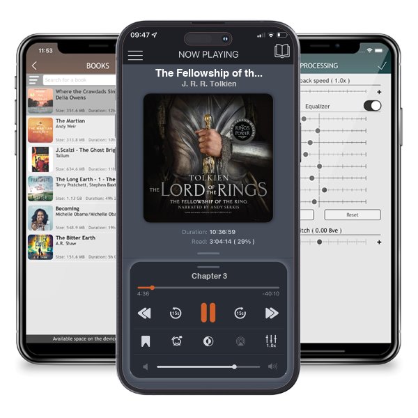 Download fo free audiobook The Fellowship of the Ring: Lord of the Rings, Book 1 by J. R. R. Tolkien and listen anywhere on your iOS devices in the ListenBook app.