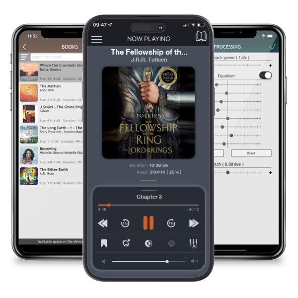 Download fo free audiobook The Fellowship of the Ring (The Lord of the Rings, #1) by J.R.R. Tolkien and listen anywhere on your iOS devices in the ListenBook app.