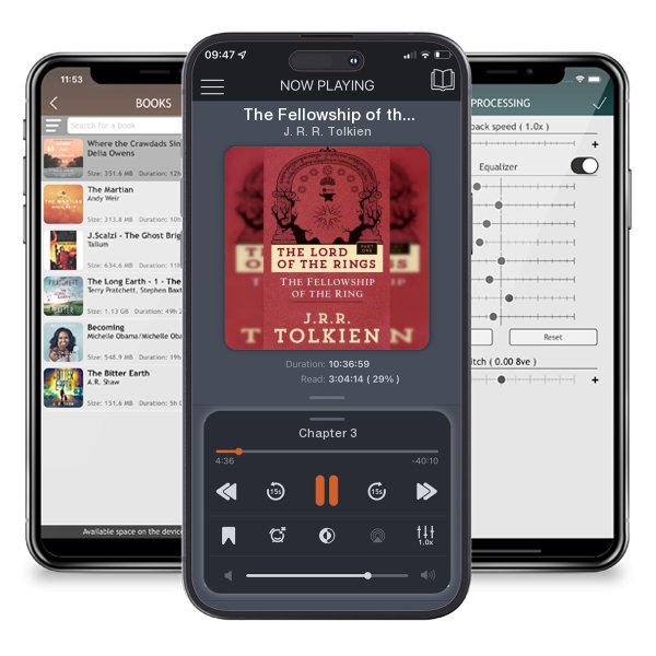 Download fo free audiobook The Fellowship of the Ring: The Lord of the Rings: Part One by J. R. R. Tolkien and listen anywhere on your iOS devices in the ListenBook app.