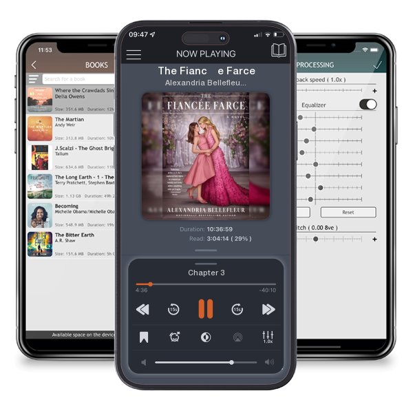 Download fo free audiobook The Fiancée Farce by Alexandria Bellefleur and listen anywhere on your iOS devices in the ListenBook app.
