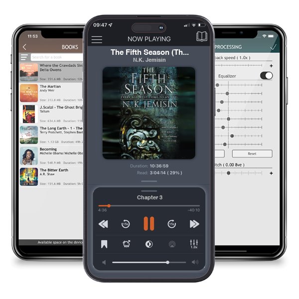 Download fo free audiobook The Fifth Season (The Broken Earth #1) by N.K. Jemisin and listen anywhere on your iOS devices in the ListenBook app.