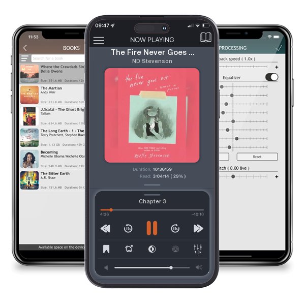 Download fo free audiobook The Fire Never Goes Out: A Memoir in Pictures by ND Stevenson and listen anywhere on your iOS devices in the ListenBook app.