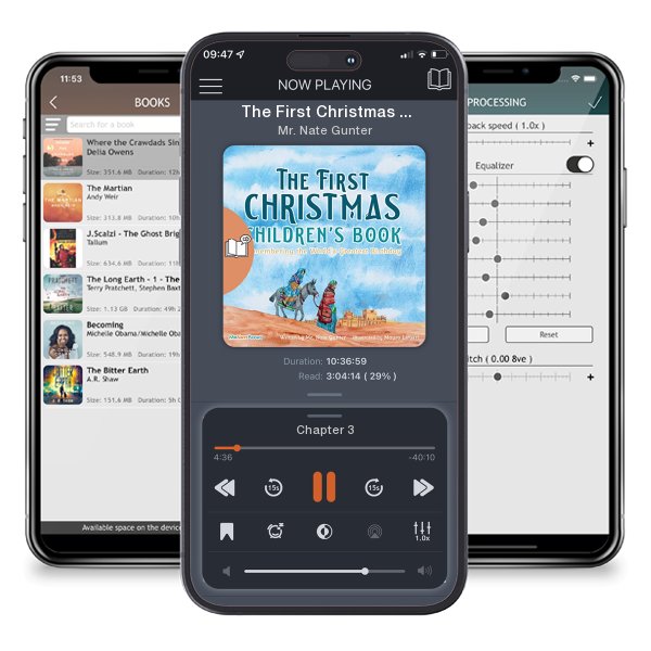 Download fo free audiobook The First Christmas Children’s Book by Mr. Nate Gunter and listen anywhere on your iOS devices in the ListenBook app.