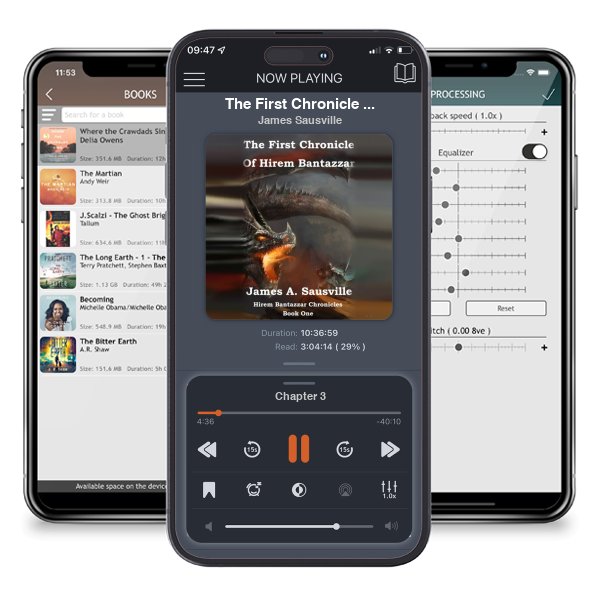 Download fo free audiobook The First Chronicle Of Hirem Bantazzar (Hirem Bantazzar Chronicles #1) by James Sausville and listen anywhere on your iOS devices in the ListenBook app.