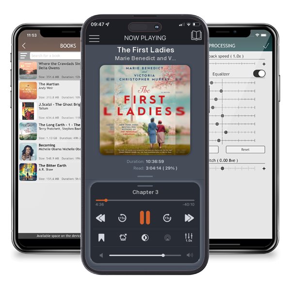 Download fo free audiobook The First Ladies by Marie Benedict and Victoria Christopher Murray and listen anywhere on your iOS devices in the ListenBook app.