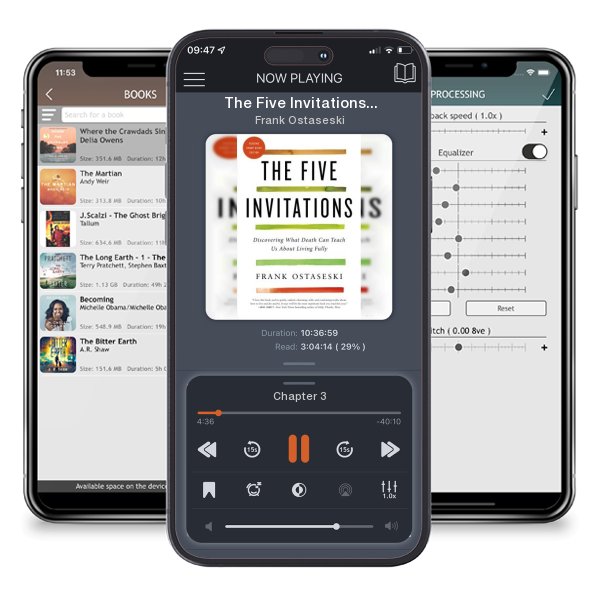 Download fo free audiobook The Five Invitations: Discovering What Death Can Teach Us... by Frank Ostaseski and listen anywhere on your iOS devices in the ListenBook app.