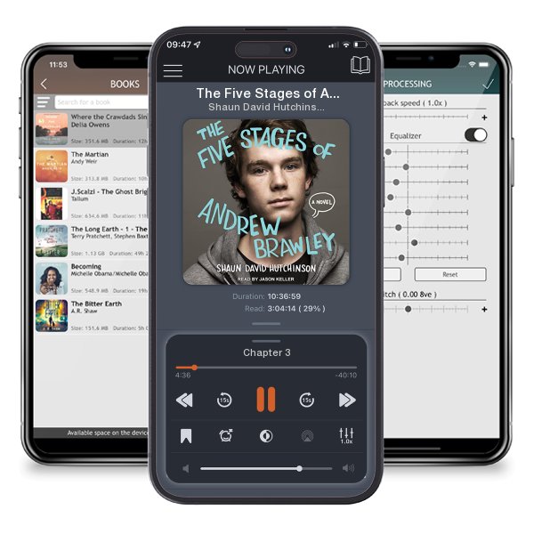Download fo free audiobook The Five Stages of Andrew Brawley by Shaun David Hutchinson and listen anywhere on your iOS devices in the ListenBook app.