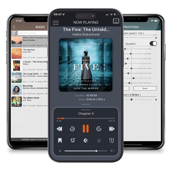 Download fo free audiobook The Five: The Untold Lives of the Women Killed by Jack the... by Hallie Rubenhold and listen anywhere on your iOS devices in the ListenBook app.