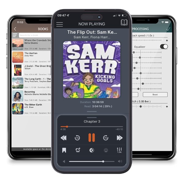 Download fo free audiobook The Flip Out: Sam Kerr:... by Sam Kerr, Fiona Harris, Aki... and listen anywhere on your iOS devices in the ListenBook app.