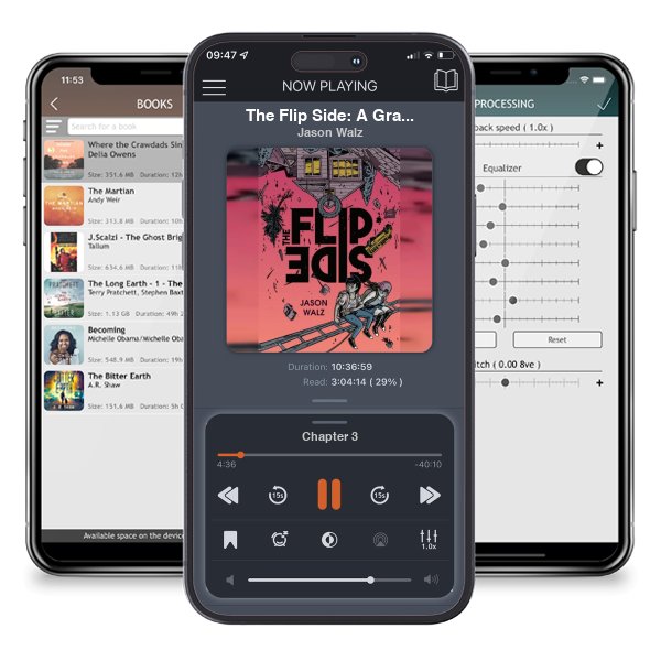 Download fo free audiobook The Flip Side: A Graphic Novel by Jason Walz and listen anywhere on your iOS devices in the ListenBook app.