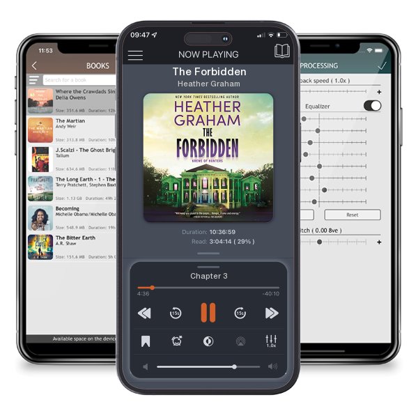Download fo free audiobook The Forbidden by Heather Graham and listen anywhere on your iOS devices in the ListenBook app.