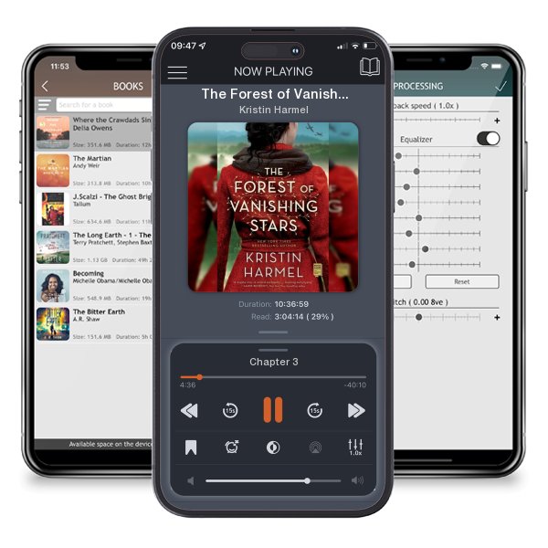 Download fo free audiobook The Forest of Vanishing Stars by Kristin Harmel and listen anywhere on your iOS devices in the ListenBook app.