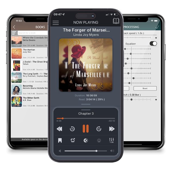 Download fo free audiobook The Forger of Marseille by Linda Joy Myers and listen anywhere on your iOS devices in the ListenBook app.