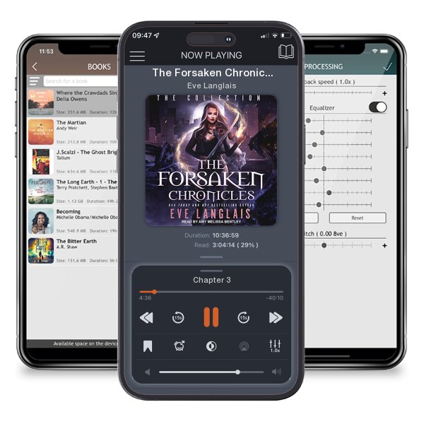 Download fo free audiobook The Forsaken Chronicles by Eve Langlais and listen anywhere on your iOS devices in the ListenBook app.