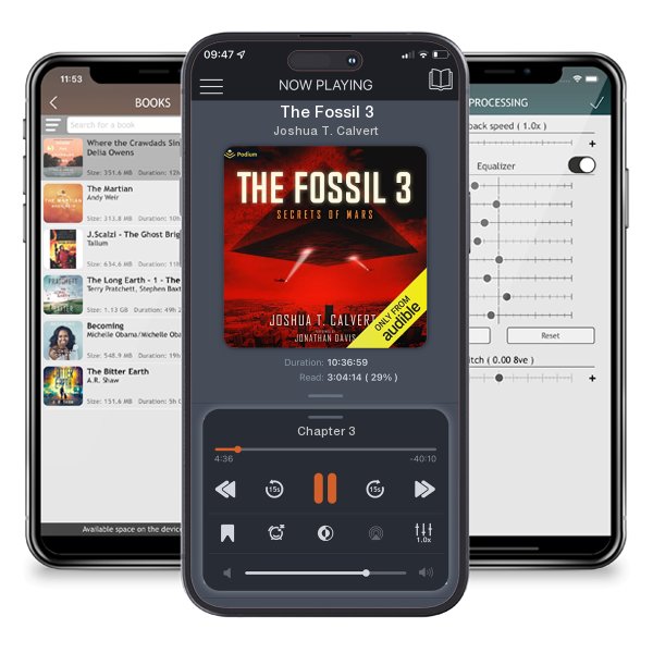 Download fo free audiobook The Fossil 3 by Joshua T. Calvert and listen anywhere on your iOS devices in the ListenBook app.