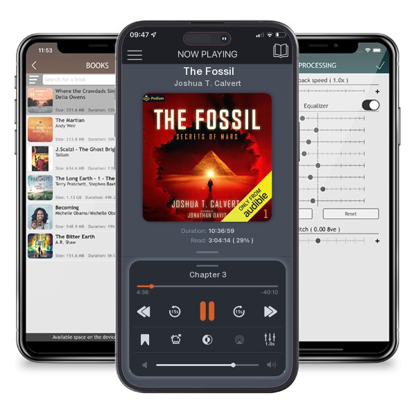 Download fo free audiobook The Fossil by Joshua T. Calvert and listen anywhere on your iOS devices in the ListenBook app.
