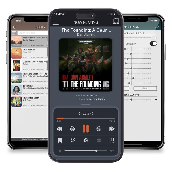 Download fo free audiobook The Founding: A Gaunt's Ghosts Omnibus by Dan Abnett and listen anywhere on your iOS devices in the ListenBook app.