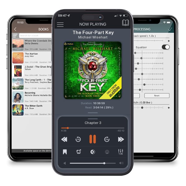 Download fo free audiobook The Four-Part Key by Michael Wisehart and listen anywhere on your iOS devices in the ListenBook app.