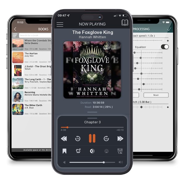 Download fo free audiobook The Foxglove King by Hannah Whitten and listen anywhere on your iOS devices in the ListenBook app.