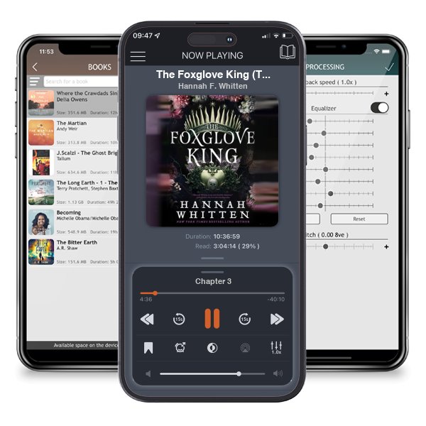 Download fo free audiobook The Foxglove King (The Nightshade Crown, #1) by Hannah F. Whitten and listen anywhere on your iOS devices in the ListenBook app.