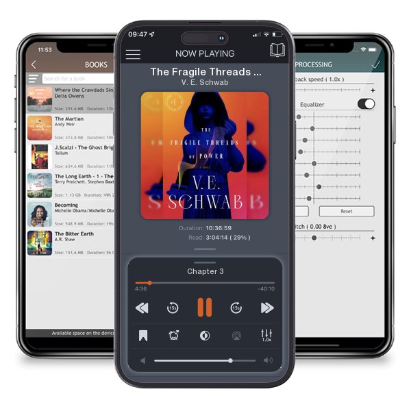 Download fo free audiobook The Fragile Threads of Power by V. E. Schwab and listen anywhere on your iOS devices in the ListenBook app.