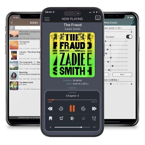 Download fo free audiobook The Fraud by Zadie Smith and listen anywhere on your iOS devices in the ListenBook app.