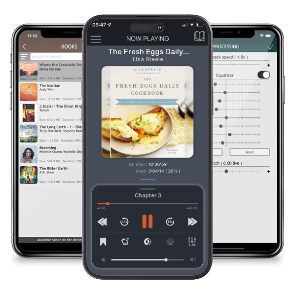 Download fo free audiobook The Fresh Eggs Daily Cookbook: Over 100 Fabulous Recipes to... by Lisa Steele and listen anywhere on your iOS devices in the ListenBook app.