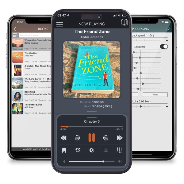 Download fo free audiobook The Friend Zone by Abby Jimenez and listen anywhere on your iOS devices in the ListenBook app.