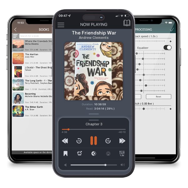 Download fo free audiobook The Friendship War by Andrew Clements and listen anywhere on your iOS devices in the ListenBook app.