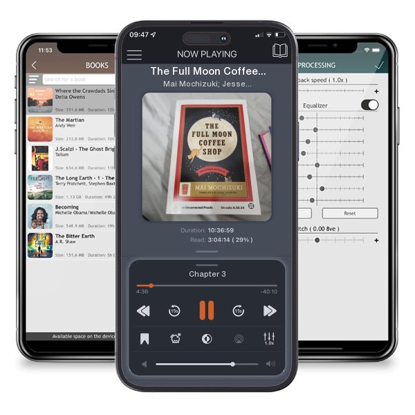 Download fo free audiobook The Full Moon Coffee Shop by Mai Mochizuki; Jesse Kirkwood and listen anywhere on your iOS devices in the ListenBook app.