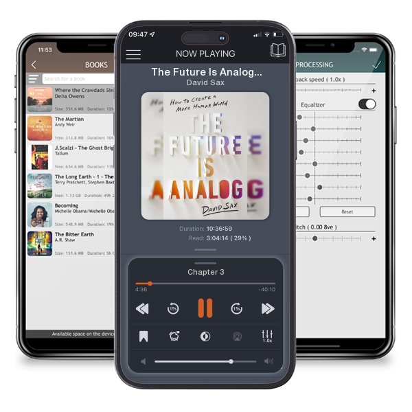 Download fo free audiobook The Future Is Analog: How to Create a More Human World by David Sax and listen anywhere on your iOS devices in the ListenBook app.