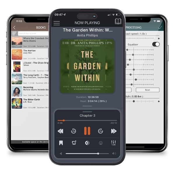 Download fo free audiobook The Garden Within: Where the War with Your Emotions Ends and... by Anita Phillips and listen anywhere on your iOS devices in the ListenBook app.