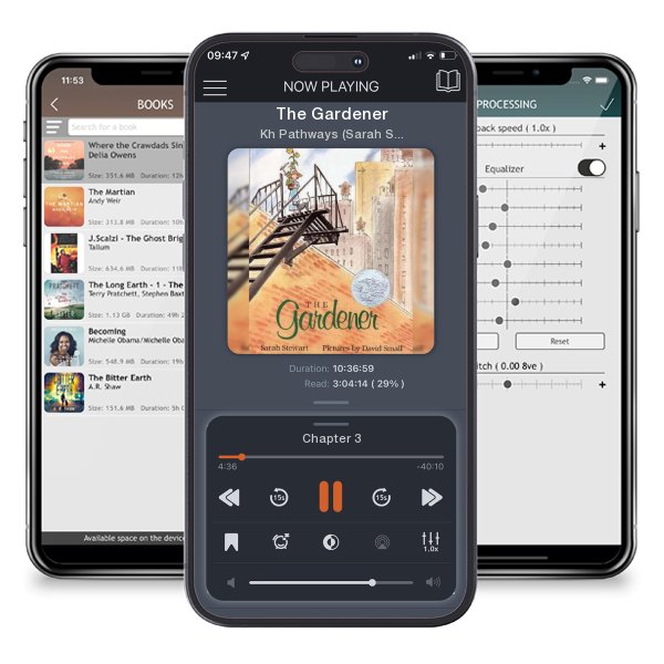 Download fo free audiobook The Gardener by Kh Pathways (Sarah Stewart) and listen anywhere on your iOS devices in the ListenBook app.