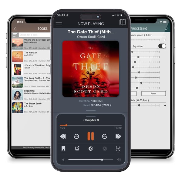 Download fo free audiobook The Gate Thief (Mither Mages, #2) by Orson Scott Card and listen anywhere on your iOS devices in the ListenBook app.