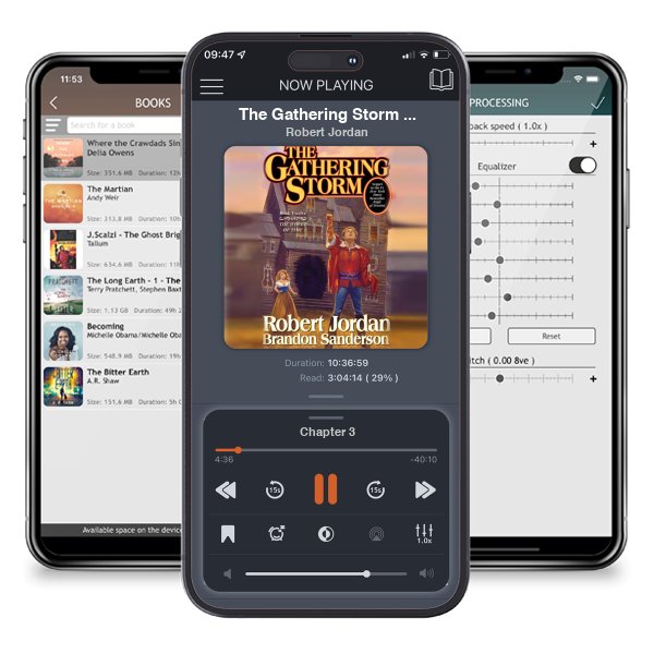 Download fo free audiobook The Gathering Storm (The Wheel of Time, #12) by Robert Jordan and listen anywhere on your iOS devices in the ListenBook app.