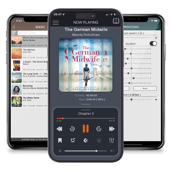 Download fo free audiobook The German Midwife by Mandy Robotham and listen anywhere on your iOS devices in the ListenBook app.