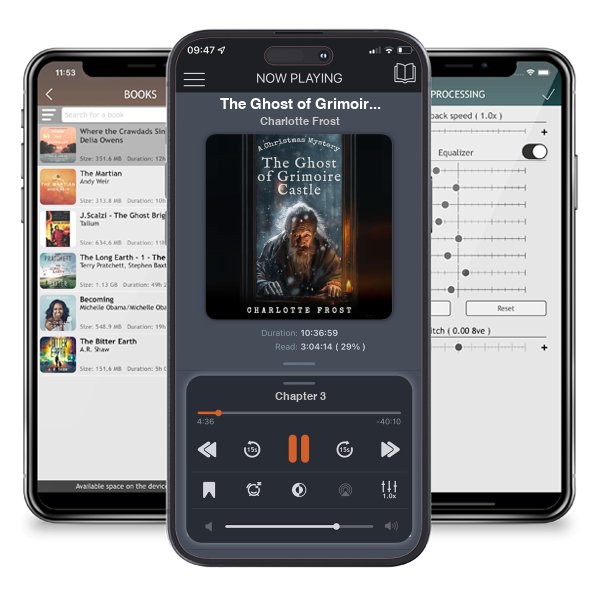 Download fo free audiobook The Ghost of Grimoire Castle by Charlotte Frost and listen anywhere on your iOS devices in the ListenBook app.
