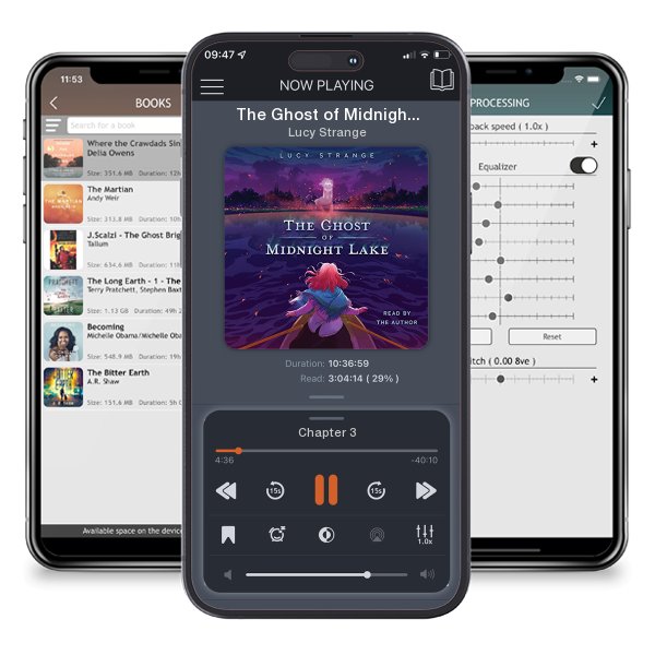 Download fo free audiobook The Ghost of Midnight Lake by Lucy Strange and listen anywhere on your iOS devices in the ListenBook app.