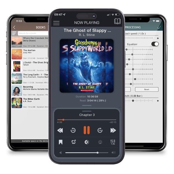 Download fo free audiobook The Ghost of Slappy (Goosebumps SlappyWorld #6) by R. L. Stine and listen anywhere on your iOS devices in the ListenBook app.