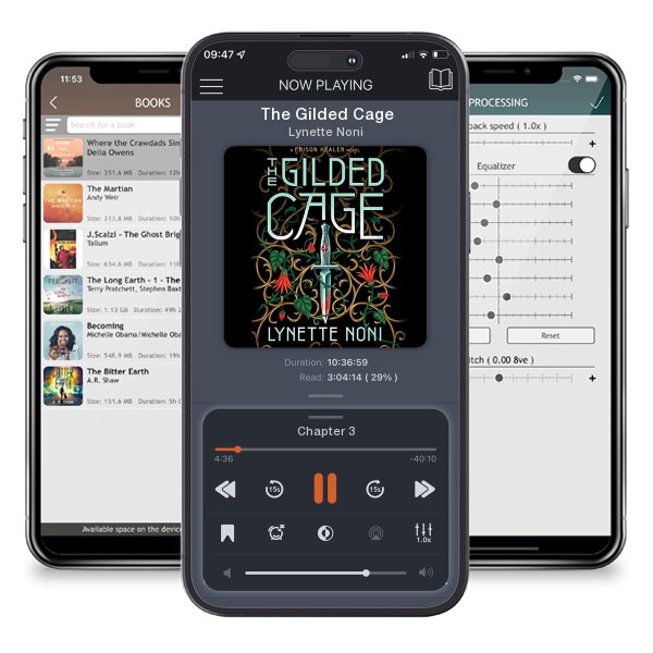 Download fo free audiobook The Gilded Cage by Lynette Noni and listen anywhere on your iOS devices in the ListenBook app.