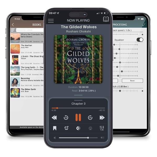 Download fo free audiobook The Gilded Wolves by Roshani Chokshi and listen anywhere on your iOS devices in the ListenBook app.