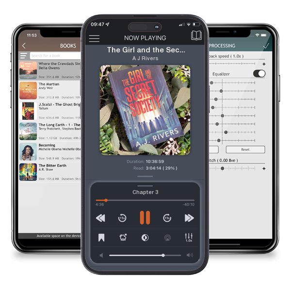 Download fo free audiobook The Girl and the Secret Society by A J Rivers and listen anywhere on your iOS devices in the ListenBook app.