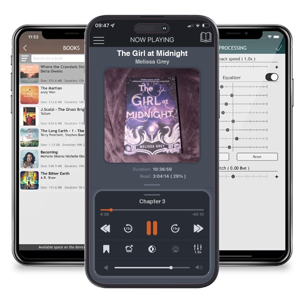 Download fo free audiobook The Girl at Midnight by Melissa Grey and listen anywhere on your iOS devices in the ListenBook app.