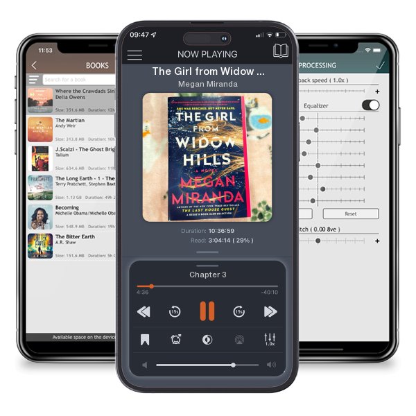 Download fo free audiobook The Girl from Widow Hills by Megan Miranda and listen anywhere on your iOS devices in the ListenBook app.