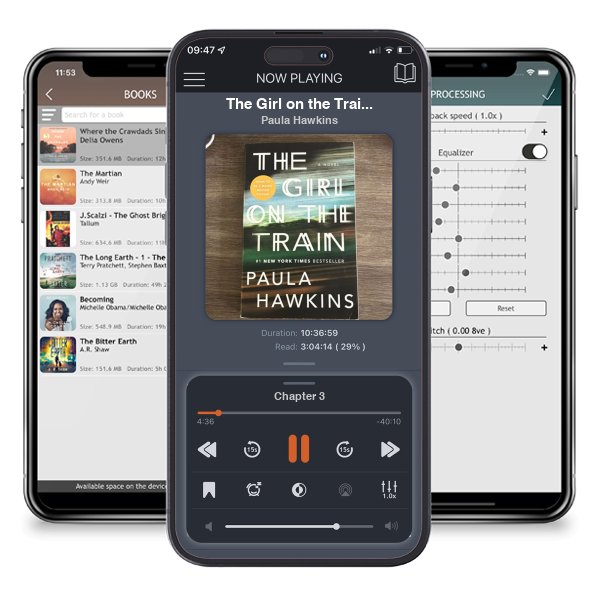 Download fo free audiobook The Girl on the Train by Paula Hawkins and listen anywhere on your iOS devices in the ListenBook app.