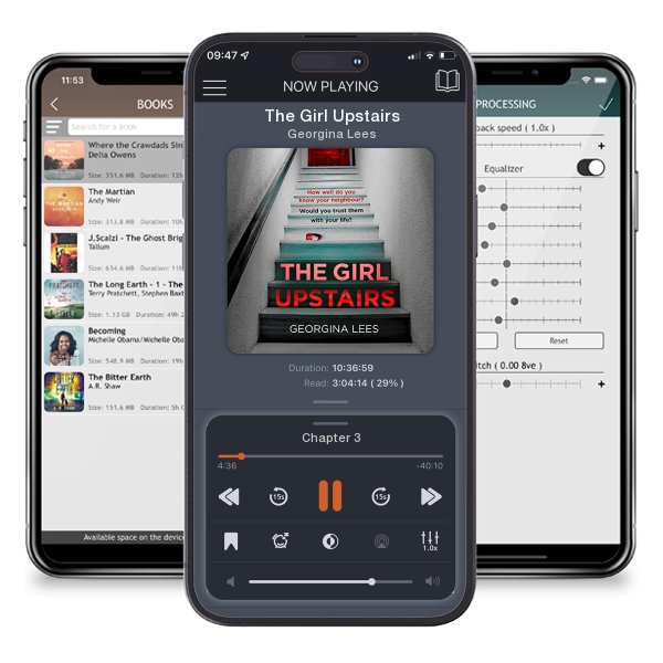 Download fo free audiobook The Girl Upstairs by Georgina Lees and listen anywhere on your iOS devices in the ListenBook app.